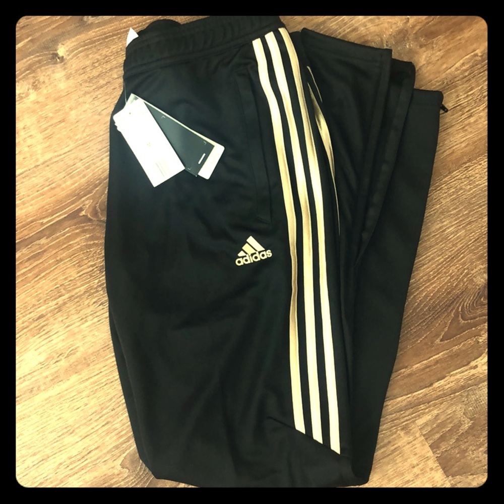 Women’s Adidas Tiro 17 Pants Black/Gold RARE